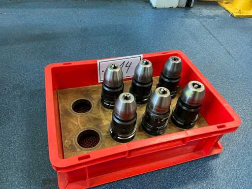 6 Supporti per mandrini per trapano CNC BILZ / Röhm 