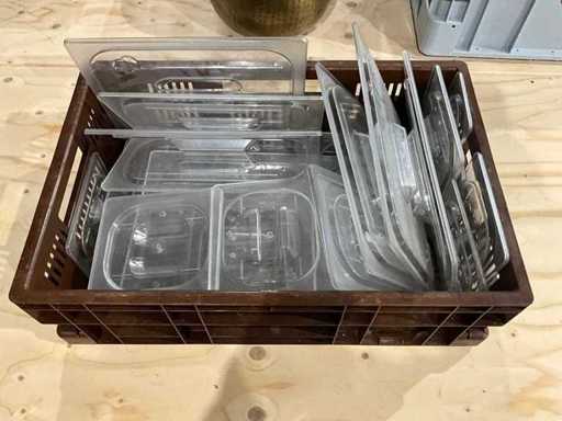 Lotto di coperchi plastici gastronorm