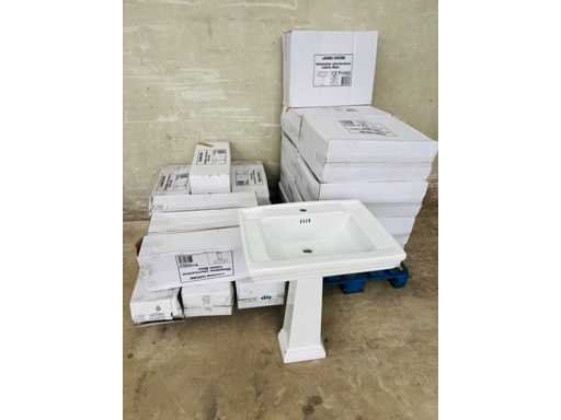 (x13) Lavabo + colonne style baroque - OXFORD