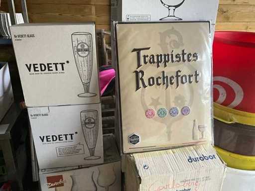 Batch of various Beer Glasses