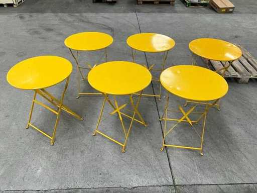 Metalen klaptafel (6x)