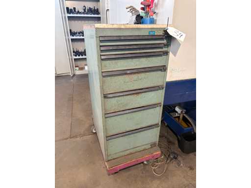 KRIEGER Workshop Drawer Cabinet with Contents