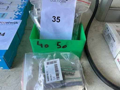 LC K480079L11 zamki cylindryczne 35/35 lotów, w tym 3 klucze