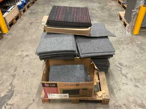 Divisione batch. Piastrelle per tappeto