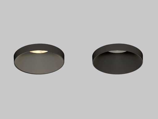 GU10 Recessed fixture with lamp holder (50x)