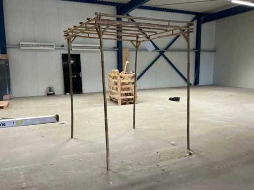 Pergola di Bambù Naturale