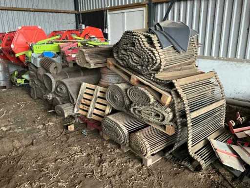 Onion harvester mats and bottoms