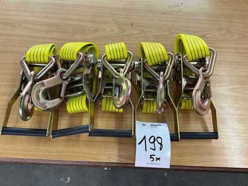 Pasek napinający LC 2500 daN z grzechotką jest jak nowy (5x)