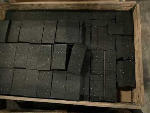 Rubber anti-slip plate 20x10cm (700x)