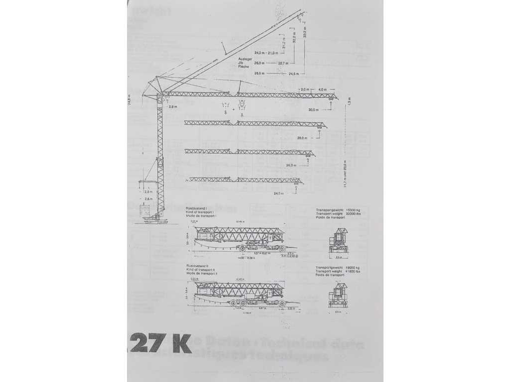 Liebherr - 27 K - Self-Erecting Crane | Troostwijk Auctions