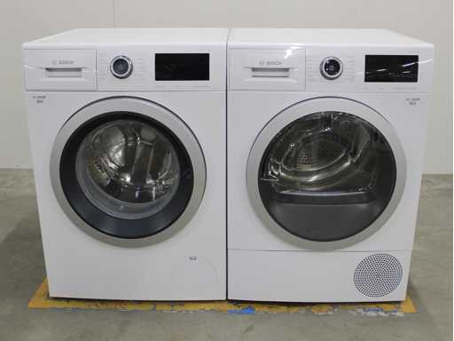 Serie Bosch|6 lavatrice AquaStop EcoSilence Drive & Serie Bosch|6 asciugatrice a condensatore autopuliente