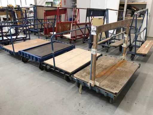 Long material trolley (4x)