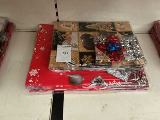 Party Weihnachten, Tragetaschen+Dekoration.