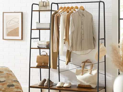 Porte-Manteau sur Pieds - Meuble Chaussure Entrée