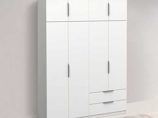 Garde-robe avec nombreux rangements