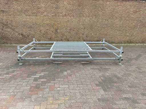 Bouwhek opslagrek liggend model (2x)