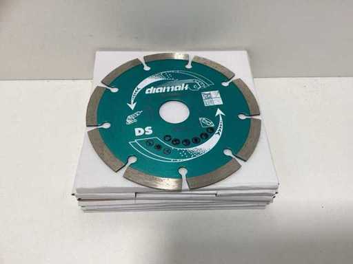 (8x) Diamentowa płyta Diamak D-61139 - 125x1,8x22,23mm