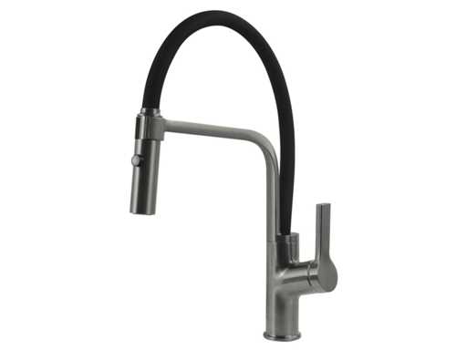 Mawialux kitchen faucet with removable spray head - Gunmetal grey