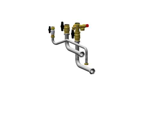 Atag Aansluitset wand rug cv