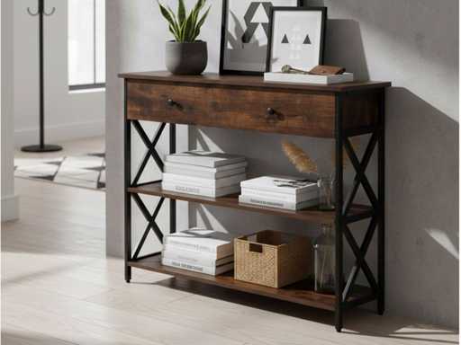 Console avec tiroir