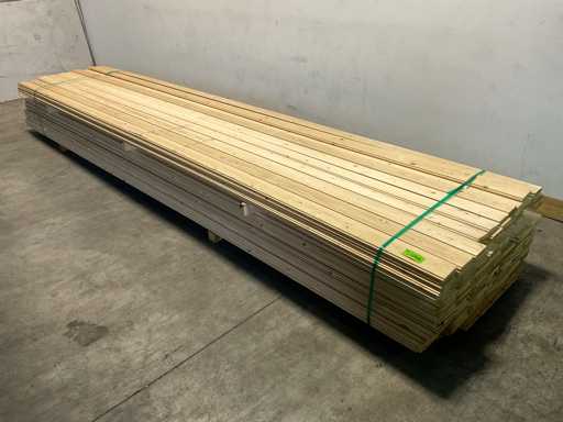 Fichtendiele Nut und Feder gehobelt 480x9,5x2 cm (100x)