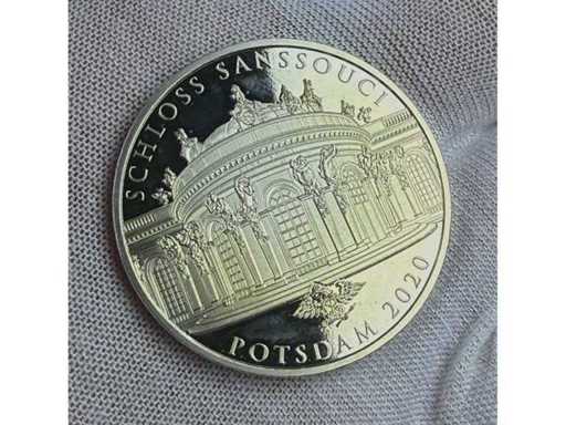Schloss Sanssouci Potsdam 2020 – Sammlerprägung / Gedenkmedaille