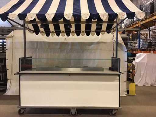 Bancarella di vendita per bevande con raffreddamento Gamko