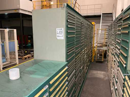 Lista Drawer cabinet / wall with stairs