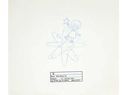 Matt Groening (1954), toegeschreven aan, Lisa Simpsons, circa 1997