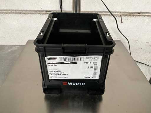 Würth 2.79 kg Cylindrical screw M4 x 16 in stackable container