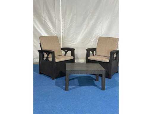 MaxxGarden Garden set balcony set 3 pieces