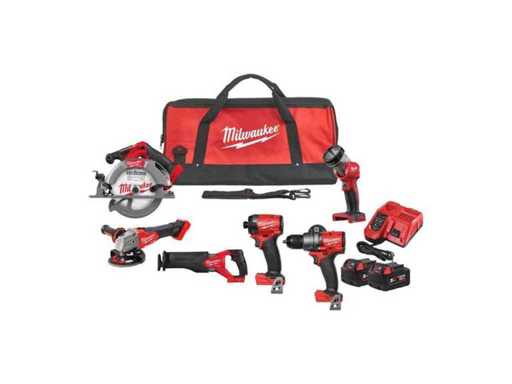 Milwaukee M18 Fuel 6-Piece Powerpack FPP6G3-502B cordless tool