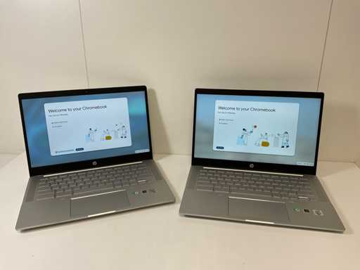 HP Pro C640 14", Core i5 10e génération, 8 Go de RAM, 64 Go de Chromebooks NVMe TouchScreen (2x)