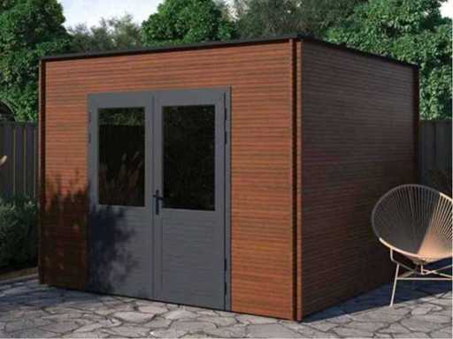 Log cabins, verandas and wood panels