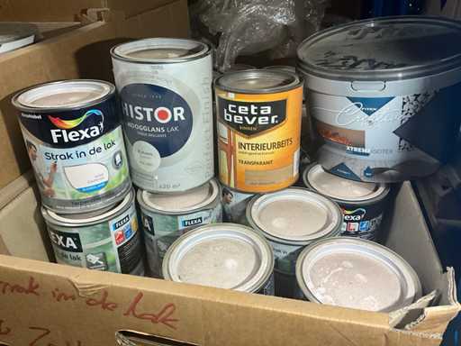 Batch of various paint