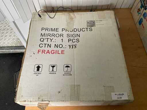 Lofzang Reclame spiegel