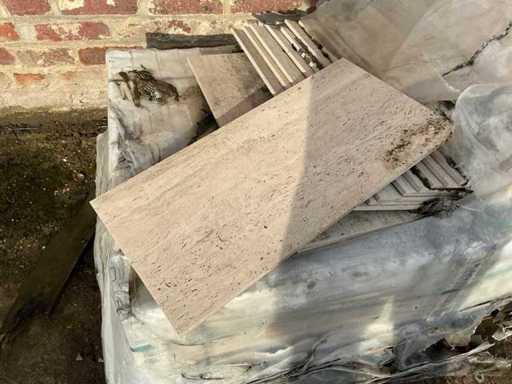 Tureckie płytki ogrodowe z trawertynu (150x)