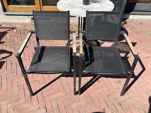 Chaise de patio empilable (8x)