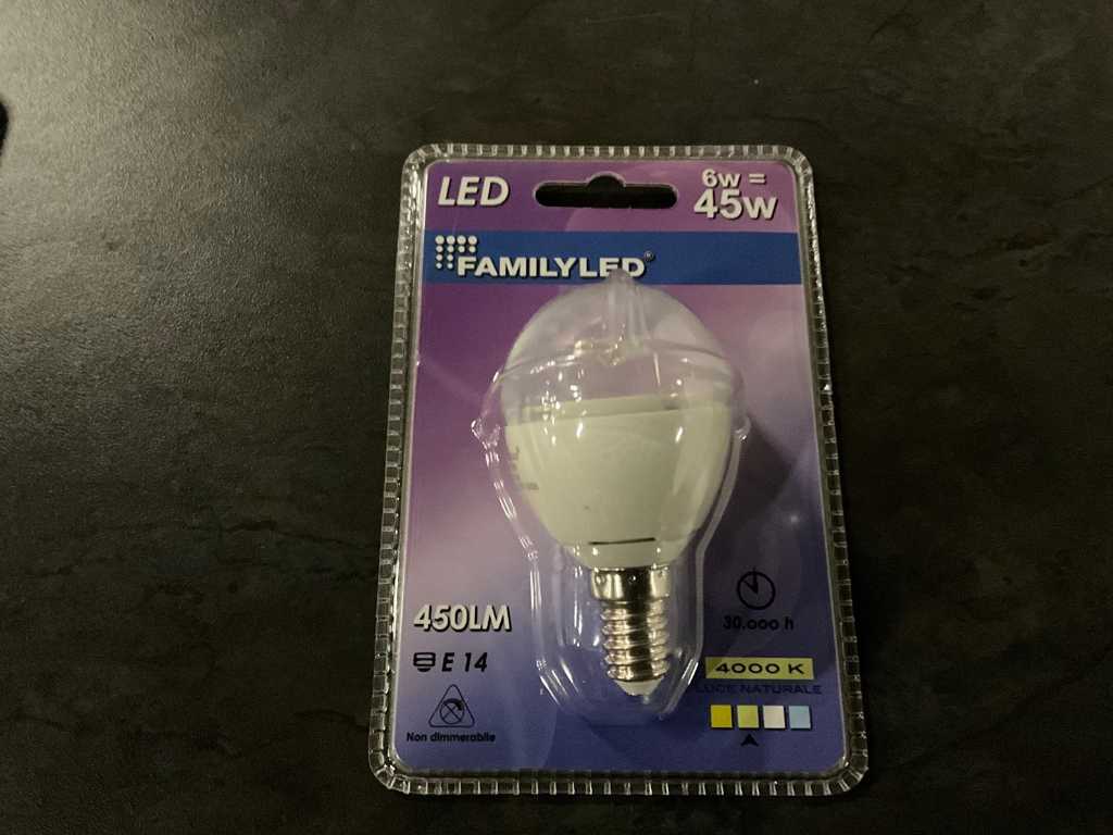 Familyled - FLP4564B - Lampadina LED 4000k 450LM E14 (480x)