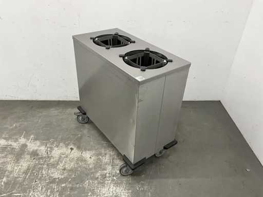 Mobile plate stacker