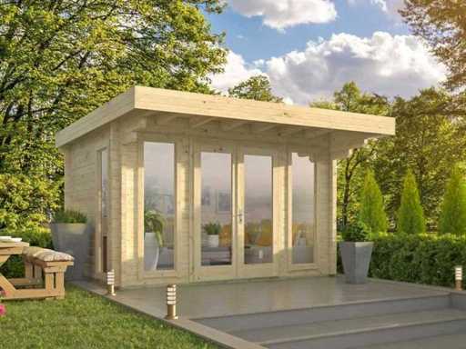 Blokhut - Tuinhuis Whitegate | 70 mm | onbehandeld