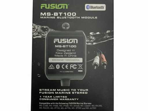 Module Bluetooth Marine Fusion MS-BT100 - Streaming musical sans fil pour les stéréos Fusion Marine
