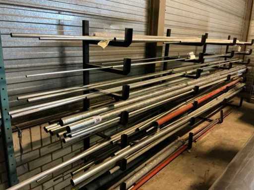 Batch of central heating pipes