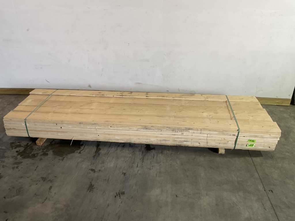 Spruce board 360x20x2,2 cm (40x)
