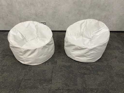 2x Isola di Pedrali - sacco di fagioli - argento Ø90