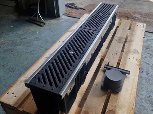 Water drainage channels (approx. 16pcs)