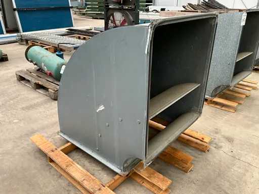 Luchtkanaalbocht 90°