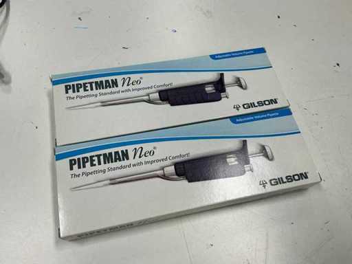 Gilson Pipetman Neo Pipettes (2x)