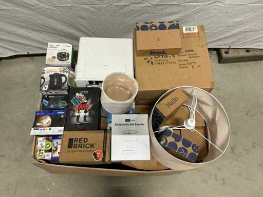 Marchandises de retour de palettes