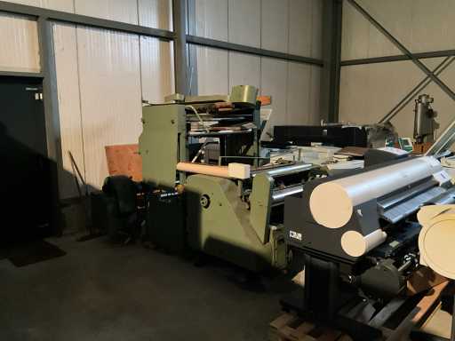 Kreunert Rollen afwikkelmachine voor rollen zonder kern (ideaal in verpakkingsindustrie)